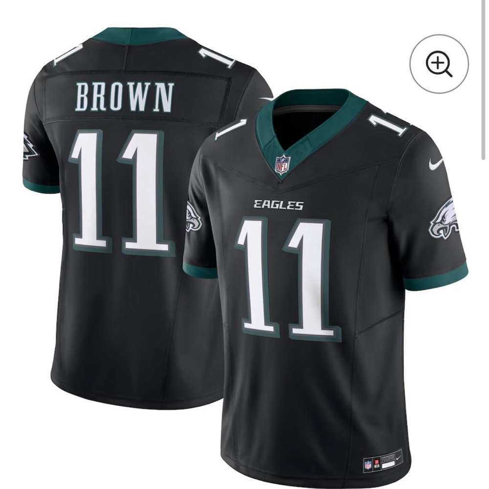 Philadelphia Eagles Nike A.J Brown Limited Jersey Sz M Retail $175‎ FUSE
